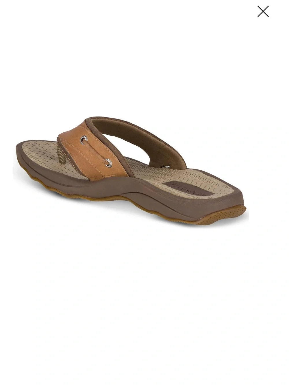 Sperry outer banks Men’s Brown Leather Thong Sandals